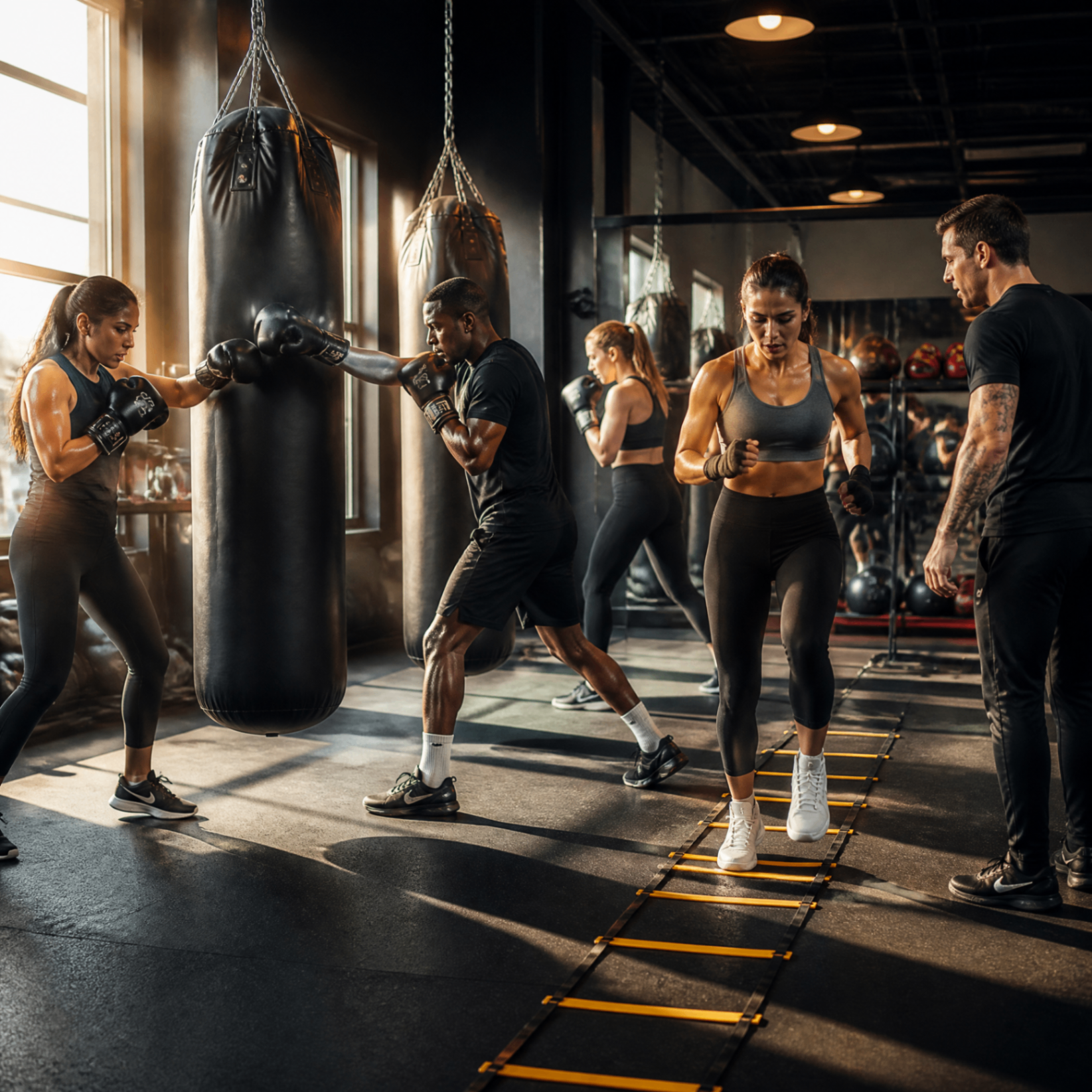 Adult training at Hammer Boxing Club